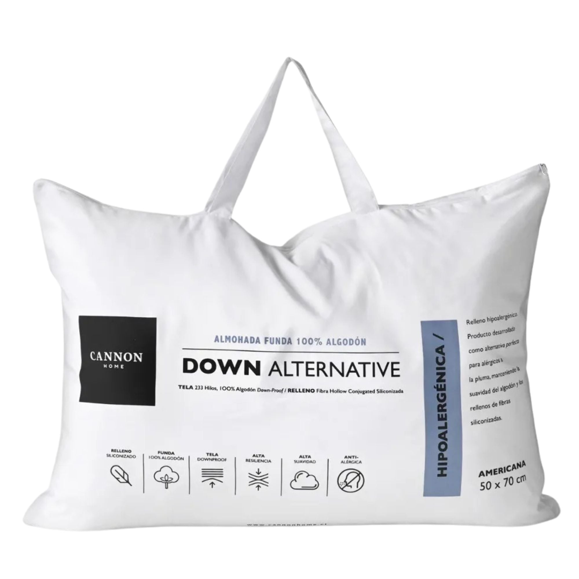Almohadas Set De 2 Down Alternative 50x70 Premium - Cannon