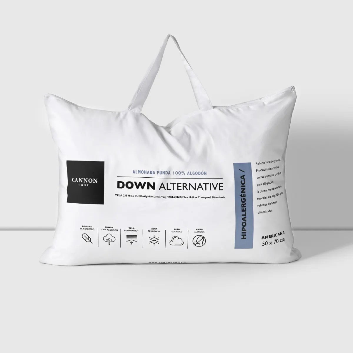 Almohadas Set De 2 Down Alternative 50x70 Premium - Cannon