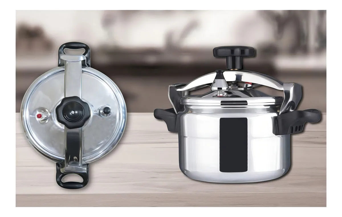 Olla A Presión 7 Litros Fast Cook Doral Color Plateado - Imagen 2