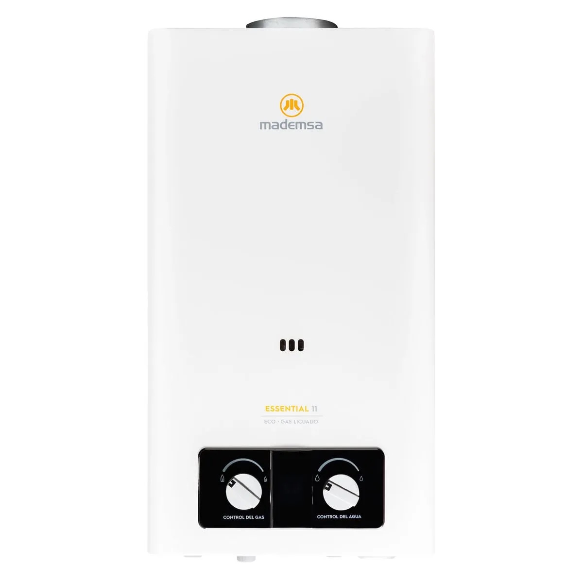 Calefont Gas Licuado 11 Litros Tiro Natural Essential Eco Ionizado - Mademsa