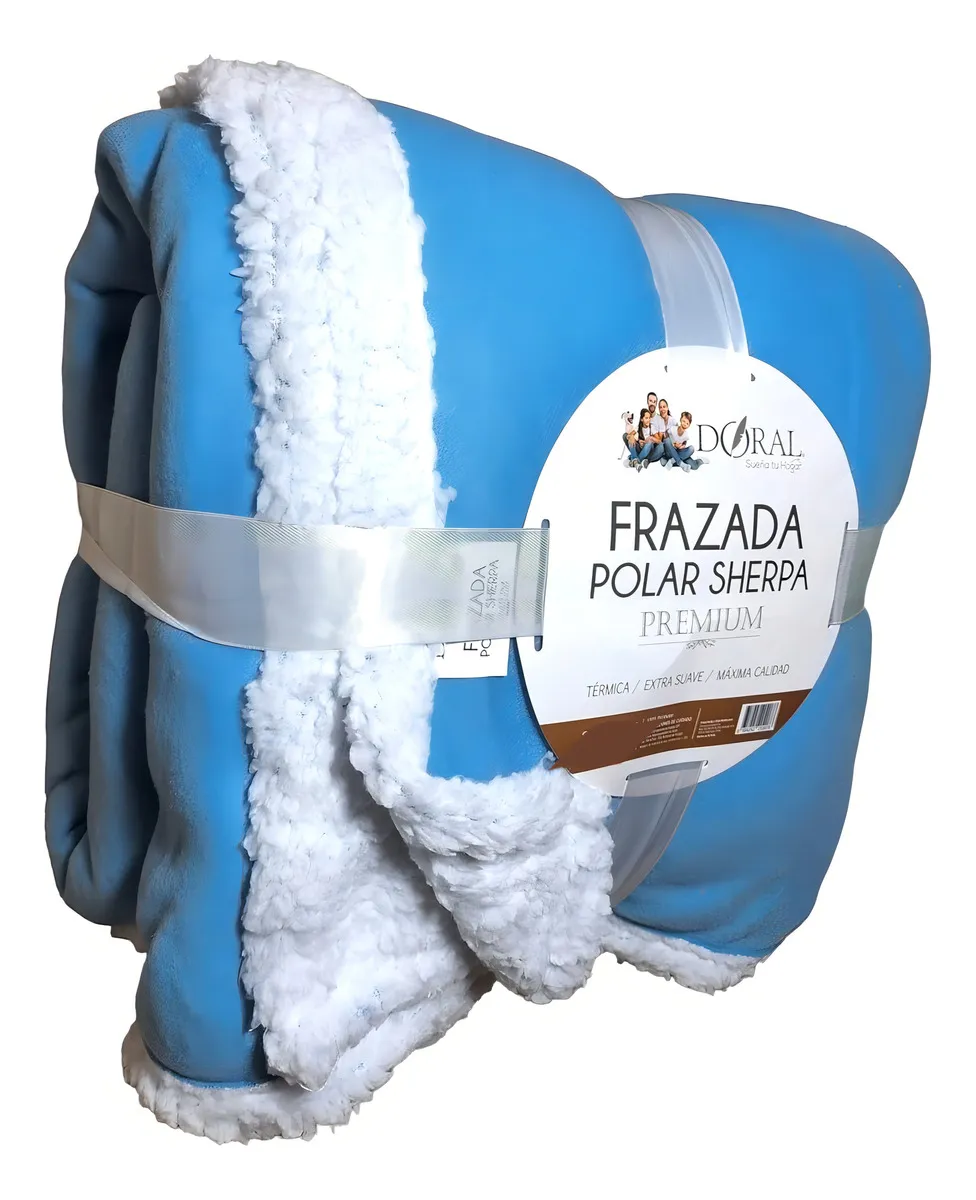 Frazada Polar Sherpa Premium King 2,5 Plazas Doral - Imagen 3