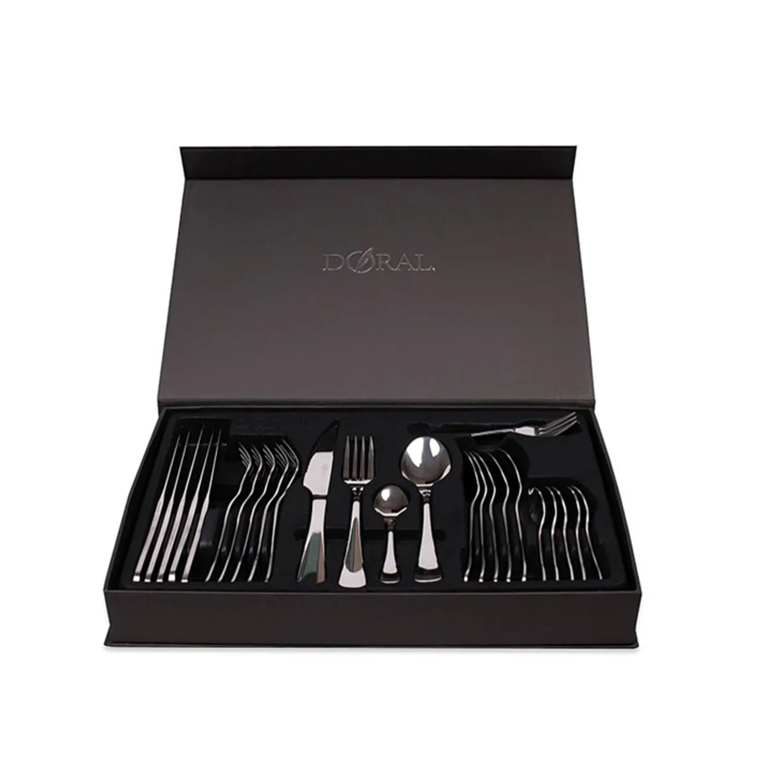 Set Cuchilleria Munich 30 Pzs Clasica Color Plateado
